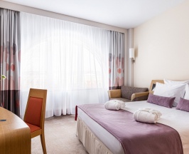 Номер Superior с двуспальной кроватью в Novotel Санкт-Петербург Центр