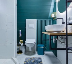 Aframe Luxe White | Банный чан на территории в Берёзовая роща