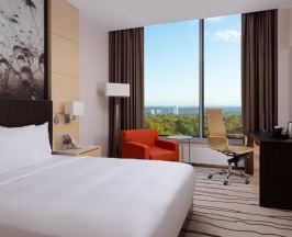 Двухместный номер Business с красивым видом из окна двуспальная кровать в DoubleTree by Hilton Moscow-Vnukovo Airport