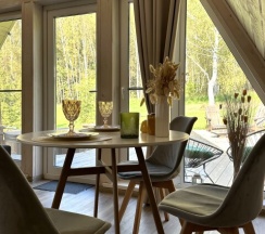 Участок с домиком "Морковь" А-фрейм категории стандарт в Ланьдиво