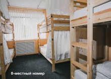 Кровать в 8-местном общем номере (1) в Karelia hostel