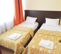Номер стандарт с 5 односпальными кроватями в Smart Hotel KDO Челябинск
