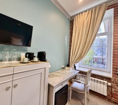 Двухместный номер Aquamarine с 2 односпальными кроватями в Green place