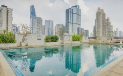 Двухместный люкс Premier с видом на город 2 отдельные кровати в Sathorn Grace Serviced Residence