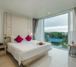 Двухместный люкс Executive c 1 комнатой двуспальная кровать в Splash Beach Resort