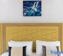 Двухместный полулюкс двуспальная кровать в Sangthong Resort