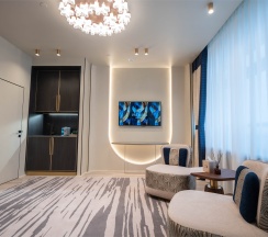 Люкс с видом на Москва-Сити в Palmira Art