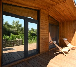 Мини-Барнхаус с видом на озеро в Река & Песок