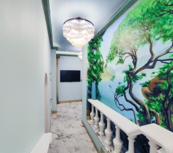 Двухуровневый номер в стиле греческой Спарты без окна в Греческий Олимп