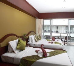 Трёхместный номер Grand Deluxe с балконом в Samui First House Hotel