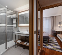 Реновированный Люкс с 1 спальней и доступом в lounge-зону в Edge Seligerskaya-Moscow