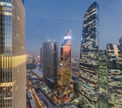 Однокомнатный Люкс 61 этаж 55 м² ЖК «Neva Towers» в InPremium Москва-Сити