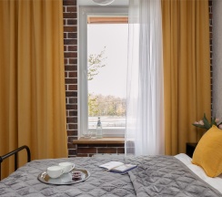 Orange - 2х местные апартаменты-студия у Ботанического сада (2 этаж) в Smart Lofts Moscow