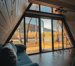 Домик в стиле A-FRAME в Golden Time