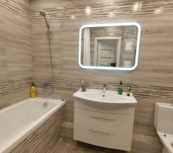Апартаменты c 1 комнатой с балконом в Fresh Room на улице Маршала Устинова 3