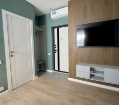 Апартаменты Комфорт с балконом и видом на горы в Alba inn apartments