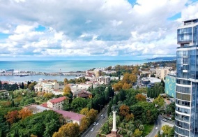 Апартаменты Апартаменты на микрорайон Центральный, Первомайская улица, 1 в Сочи