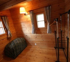 Апартаменты с красивым видом из окна в Log Cottage Tomato