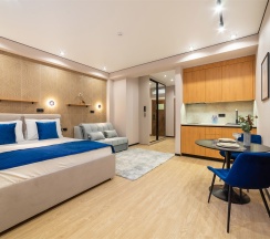 Андеграунд апартамент трехместный с выходом к бассейну в Булгаков by Десо.Курорт