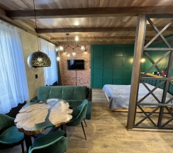 Апартаменты c 1 комнатой в Квартира Green loft