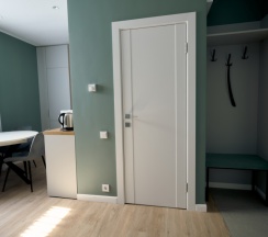 Апартаменты Комфорт с балконом и видом на горы в Alba inn apartments