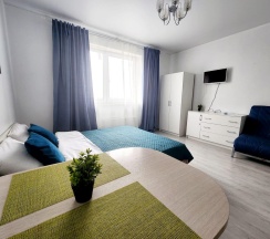 Апартаменты студия Домодедово, Южнодомодедовская улица, 17 в Runway Apartments на улице Южнодомодедовская 17