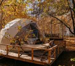 Сфера Янтарь в Holidays Forest