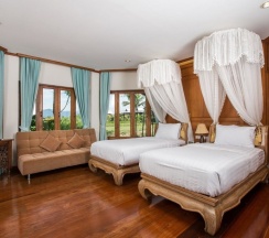 Двухместный номер Deluxe с видом на горы 2 отдельные кровати в Phusanfah Resort