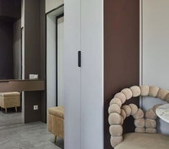Двухместные апартаменты Comfort c 1 комнатой с балконом и с красивым видом из окна (двуспальная кровать) в Дачный квартал