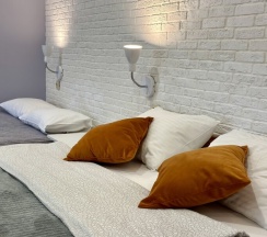 Семейный номер (ванная комната рядом с номером) в Riverside