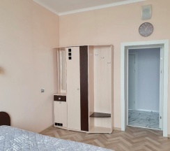 Студия с двумя односпальными кроватями в Советский