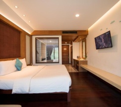 Номер Deluxe с видом на бассейн в Tup Kaek Sunset Beach Resort