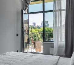 Двухкомнатные апартаменты LUX (5 этаж) в Real Apartments Sochi