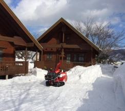 Апартаменты с красивым видом из окна в Log Cottage Tomato