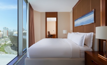 Двухместный люкс c 1 комнатой двуспальная кровать в Hilton Astana