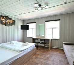 Семейный номер с общей ванной комнатой в Кунак