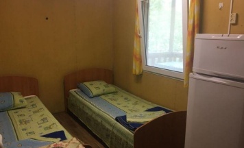 Домик стандарт с 2 односпальными кроватями #46(блочный) в Заря