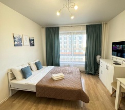 1-комнатные апартаменты студия Москва, ул. Люблинская 80, корпус 4 в Апартаменты на улице Люблинская 76 корпус 2