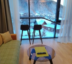 Студия Superior с красивым видом из окна в Baikal Hill Residence