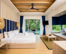 Двухместный номер Aqua Deluxe Pool Access двуспальная кровать в Курорт Mandarava Resort and Spa