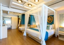 Трёхместный номер Standard с балконом и с видом на море в Maldives Beach Resort