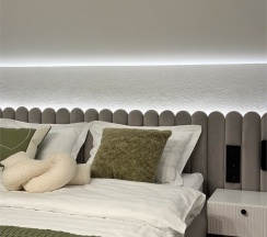 Дом «DOUBLE» с банным чаном на террасе в Luxe House