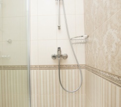 Делюкс апартаменты с балконом и видом на горы в Alba inn apartments