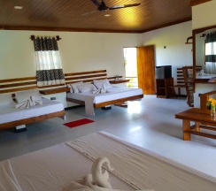 Двухместный люкс Deluxe двуспальная кровать в Eco Hotel Black & White - Anuradhapura