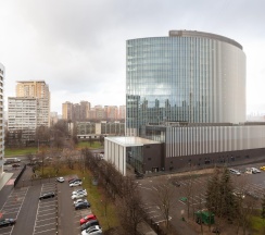 1-комнатные апартаменты студия с 1 двуспальной кроватью #719 в Комфорт Сити на проспекте Вернадского