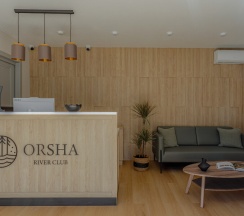 А-фрейм с террасой (dogs friendly) в Orsha River Club