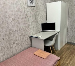 Номер стандарт с 2 односпальными кроватями (общие удобства) в Юность