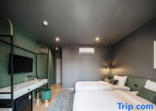 Двухместный номер Deluxe 2 отдельные кровати в Cher Hostel Bangkok