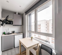 1-комнатные апартаменты студия 5.3 в Apartments Private (Апартментс Прайвит) на улице Цимлянская