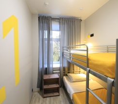 Место в двухместном номере с двухъярусной кроватью в Сталкер